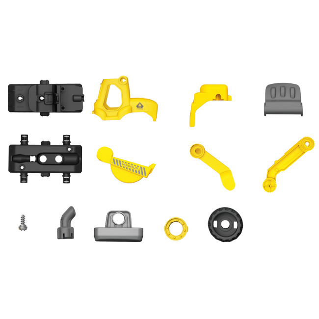 Конструктори з унікальними деталями - Конструктор DIY Spatial Creativity Екскаватор (CJ-1614166)#2