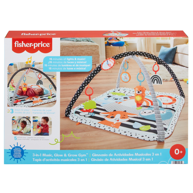 Розвивальні килимки - Розвивальний килимок Fisher-Price Веселі розваги 3 в 1 (HBP41)#2