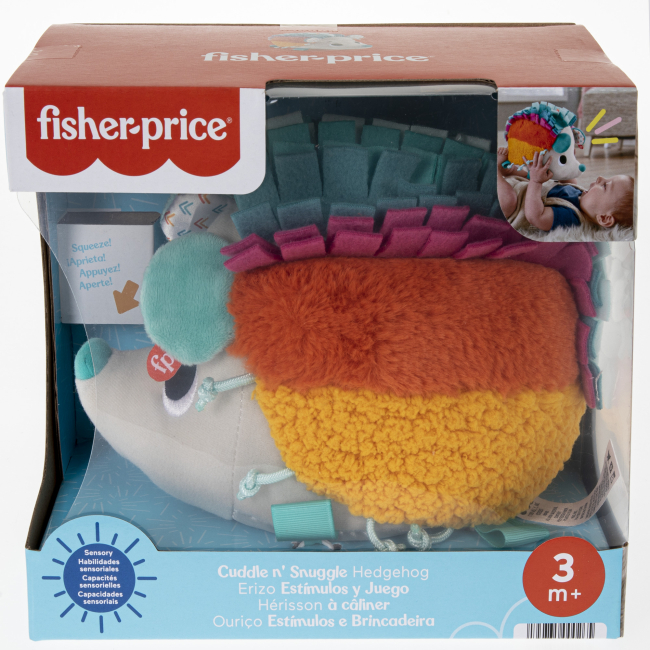 Розвивальні іграшки - М'яка іграшка Fisher-Price Кольоровий їжачок (HBP42)#4