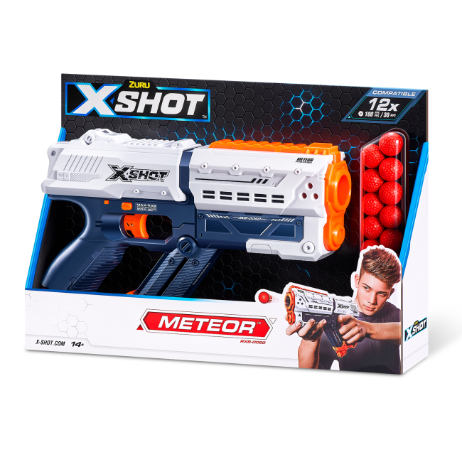 Помпова зброя - Швидкострільний бластер X-Shot Excel new chaos Meteor (36282R)#4