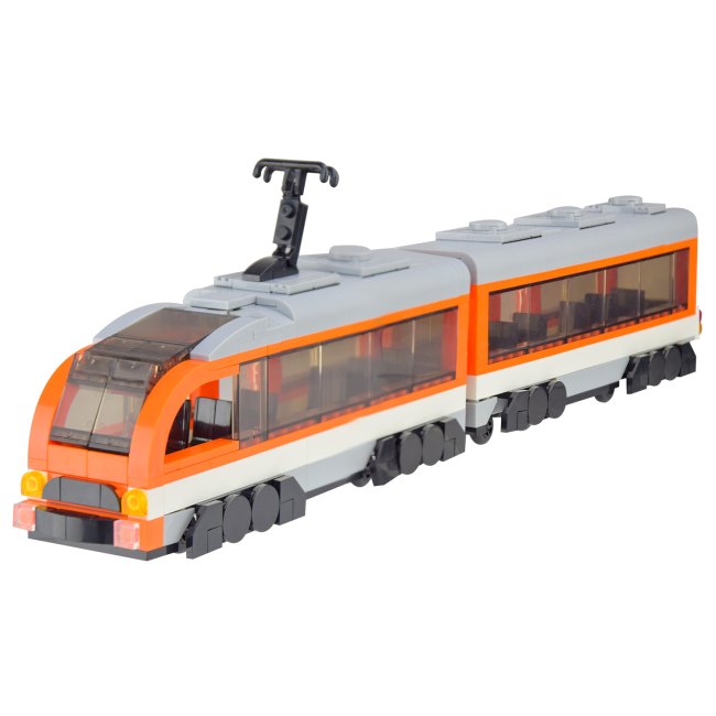 Конструктори з унікальними деталями - Конструктор IBLOCK Швидкий потяг 448 деталей (PL-921-385)#3