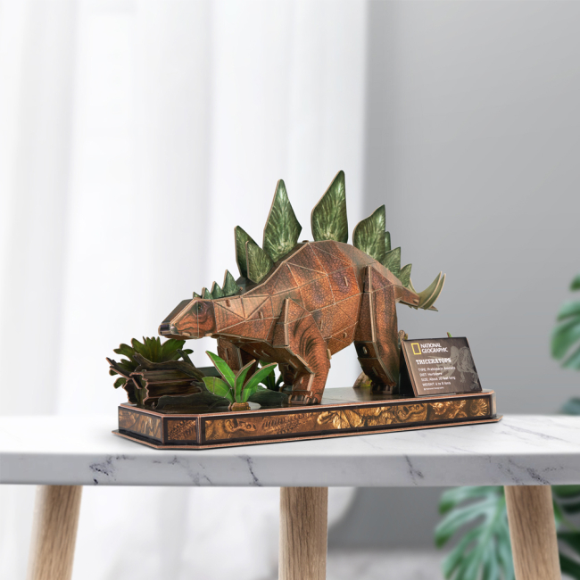 3D-пазли - Тривимірний пазл CubicFun National Geographic Dino Стегозавр (DS1054h)#3