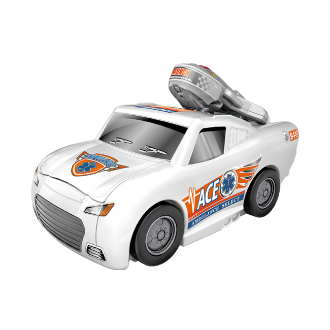 Автотреки - Ігровий набір Lunatik Авто трансформер Медик (LNK-RTM5667)#2