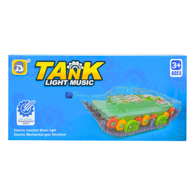Транспорт і спецтехніка - Ігровий набір Shantou Музичний танк (1006)#3