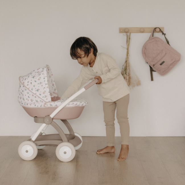 Транспорт і улюбленці - Коляска Smoby Baby Nurse Модерн рожева пудра (254118)#4