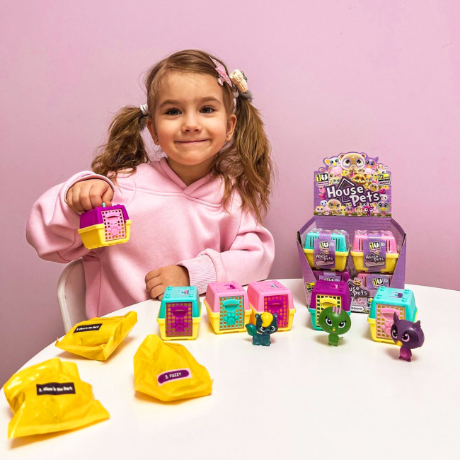 Фігурки тварин - Колекційна фігурка-сюрприз House Pets Мій улюбленець з переноскою (1065)#5