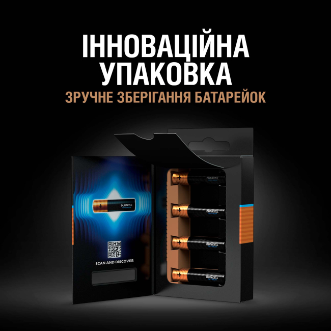Акумулятори і батарейки - Батарейки алкаліновi Duracell Optimum AAA CEE GEN3 4 штуки (5000394158726)#5