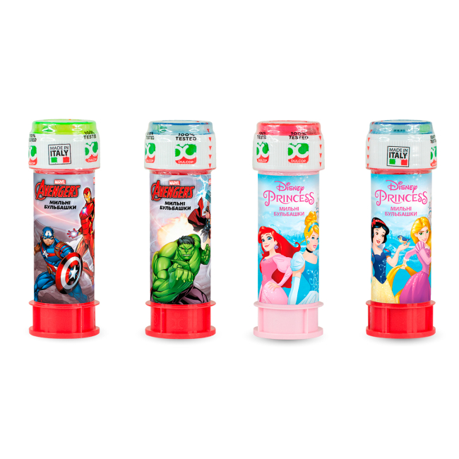Мильні бульбашки - Мильні бульбашки Dulcop Принцеси/Месники 60 мл (103001110081)#2