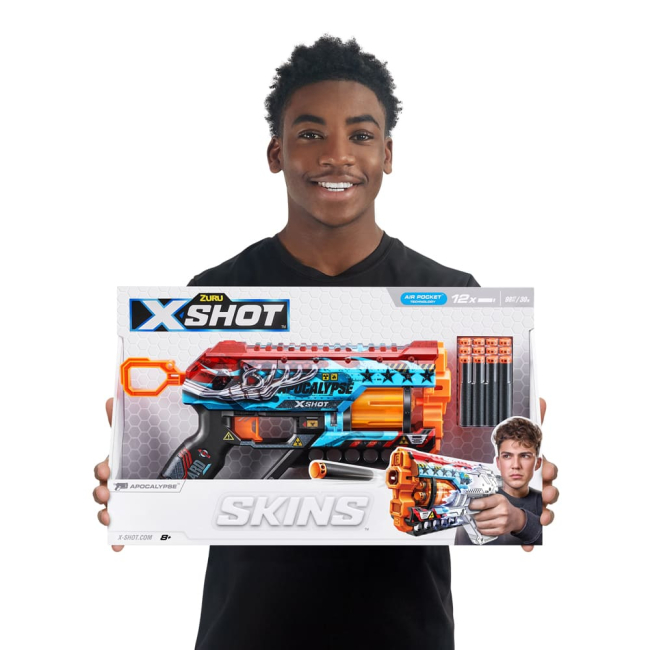 Помпова зброя - Швидкострільний бластер X-Shot Skins Griefer Apocalypse (36561E)#4