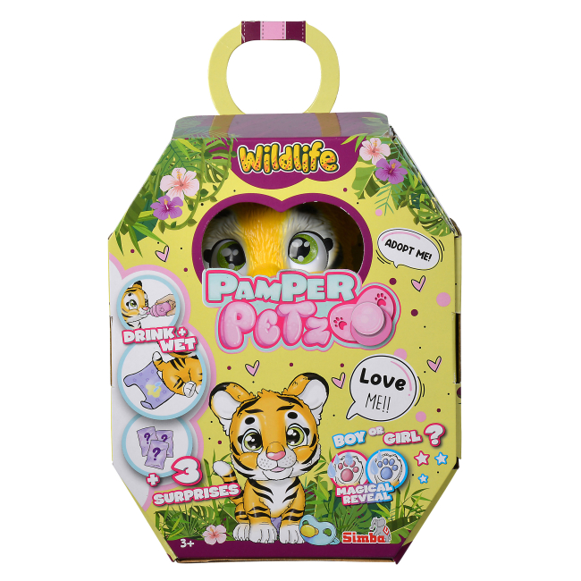 Фігурки тварин - Ігрова фігурка Simba Pamper petz Тигреня із сюрпризами (5953575)#2