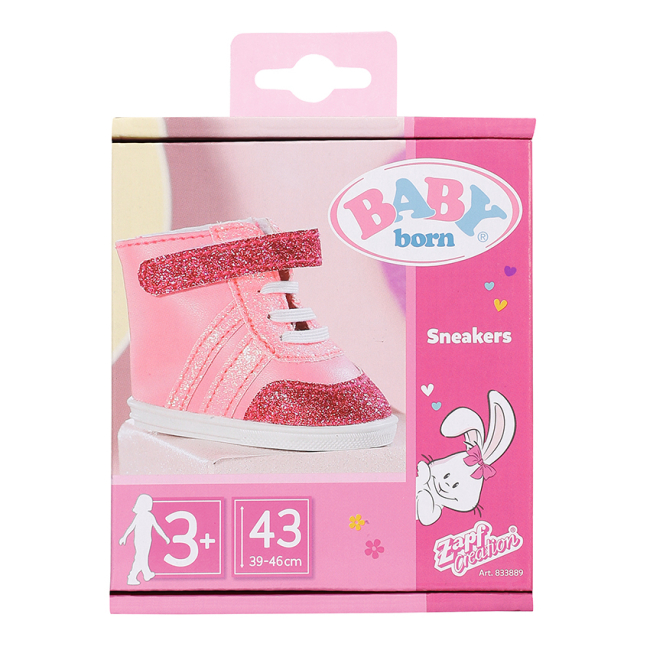 Одяг та аксесуари - Взуття для ляльки Baby Born Рожеві кеди (833889)#2
