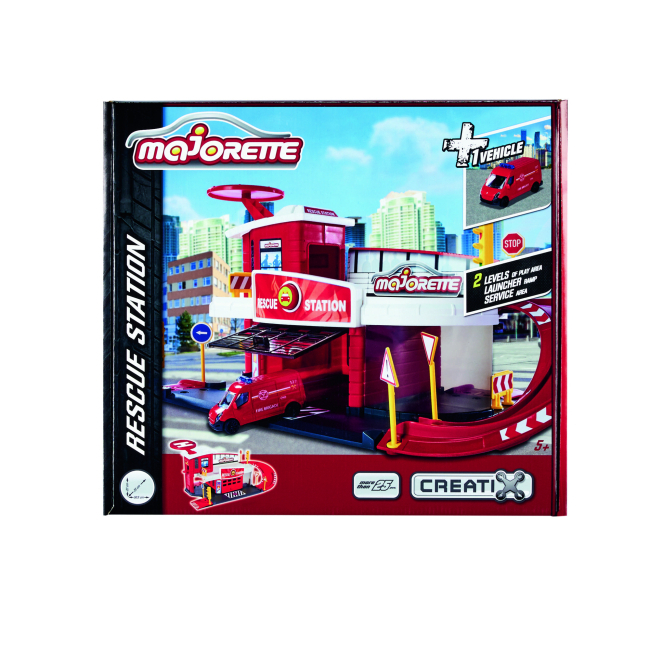 Паркінги і гаражі - Ігровий набір Majorette Креатикс Пожежна станція (2050038)#2