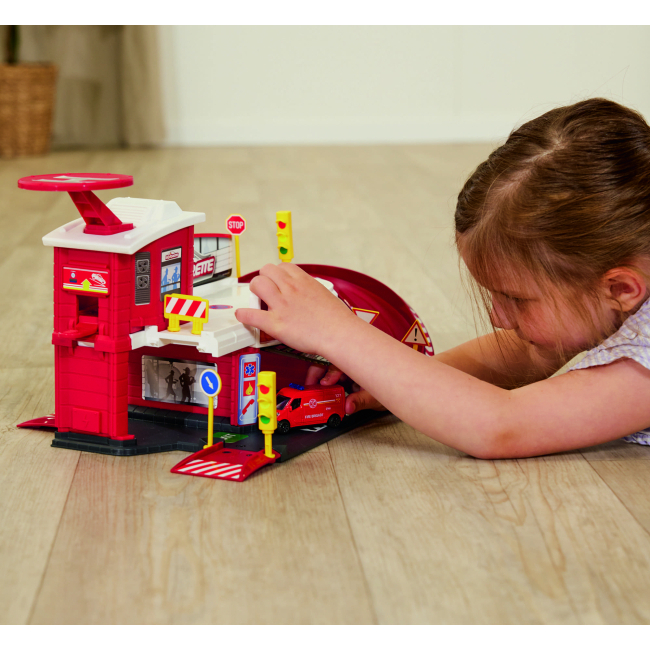 Паркінги і гаражі - Ігровий набір Majorette Креатикс Пожежна станція (2050038)#3