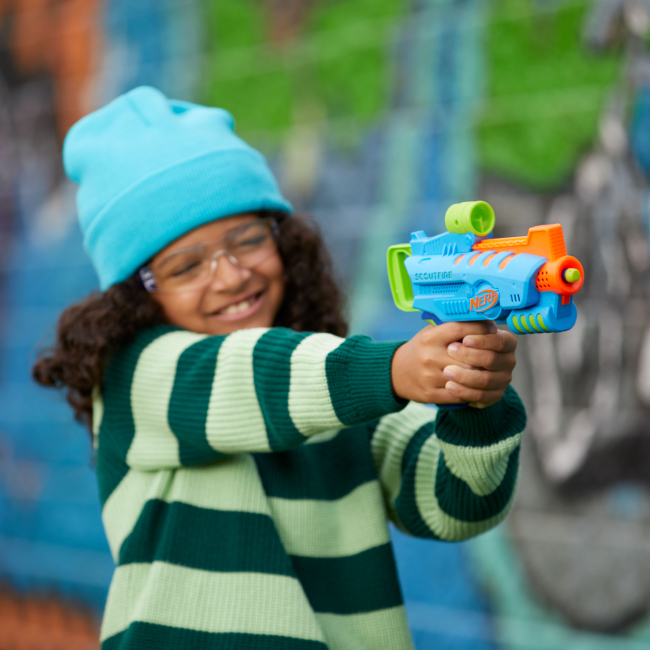 Помпова зброя - Набір іграшкових бластерів NERF Elite junior Ultimate Starter (F6369)#6