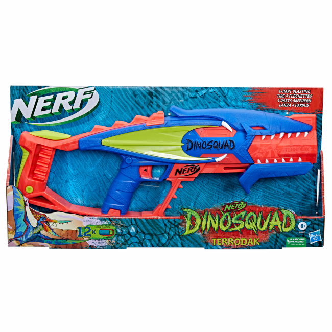 Помпова зброя - Іграшковий бластер NERF DinoSquad Terrodak (F6313)#2