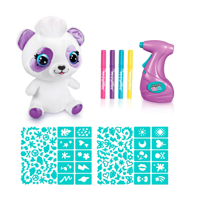 Набори для творчості - Набір для творчості Canal Toys Style 4 Ever Airbrush Plush Панда (OFG257)#3