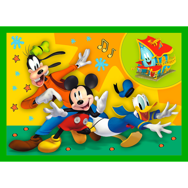 Пазли - Пазли Trefl Міккі Маус серед друзів 4 в 1 (34616)#3