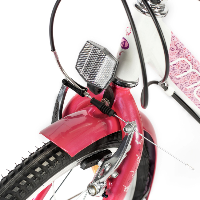 Велосипеди - Велосипед Author Melody 20 біло-рожевий (2023018)#2