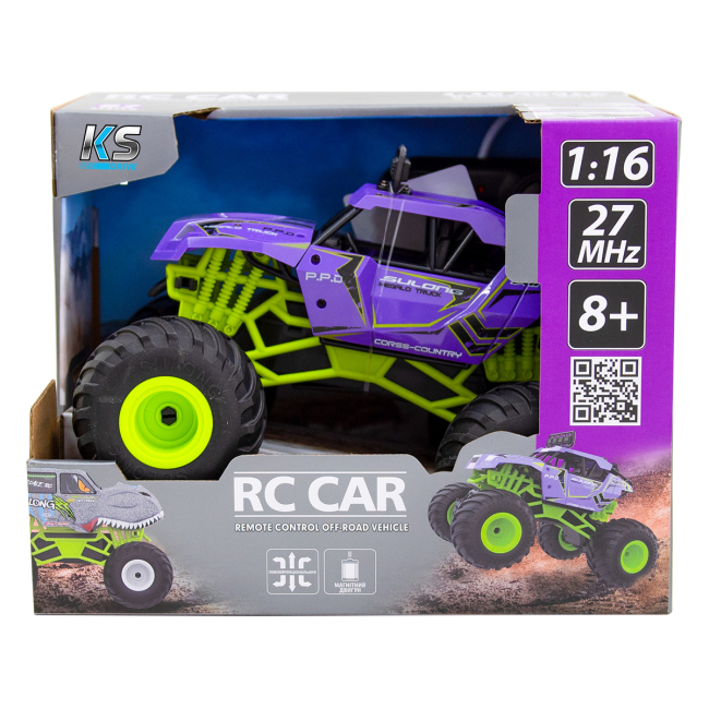 Радіокеровані моделі - Автомобіль Sulong Toys Bigfoot Off-road violet (SL-358RHV)#4