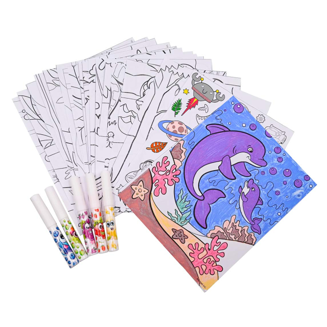 Товари для малювання - Набір для творчості Scentos Clean colouring Захоплюючі пригоди (20211) #2