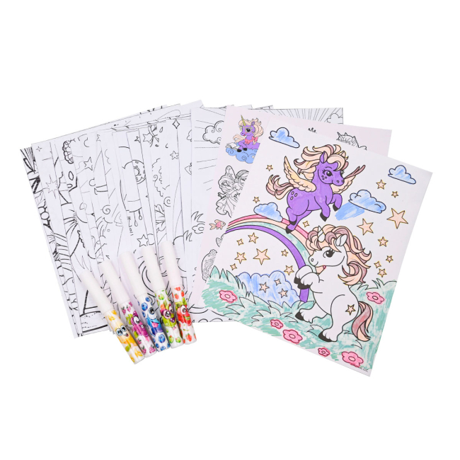 Товари для малювання - Набір для творчості Scentos Clean colouring Чарівний світ (20210)#2