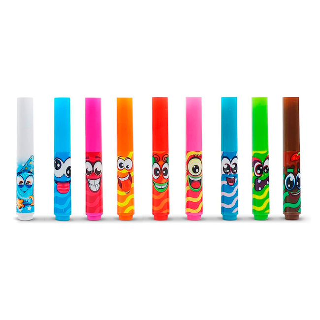 Канцтовари - Набір ароматних маркерів Scentos Кольорова магія 9 кольорів (20102)#2