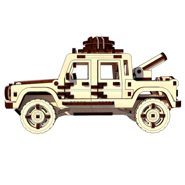 3D-пазли - Тривимірний пазл Pazly Волонтерський пікап (UPZ-006)#2