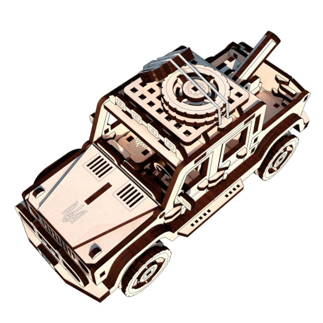 3D-пазли - Тривимірний пазл Pazly Волонтерський пікап (UPZ-006)#4