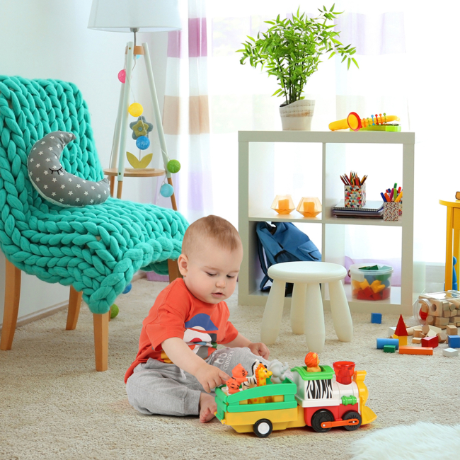 Машинки для малюків - Ігровий набір Kiddi Smart Паровоз Лімпопо (063396)#2