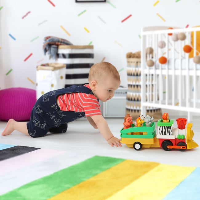 Машинки для малюків - Ігровий набір Kiddi Smart Паровоз Лімпопо (063396)#6