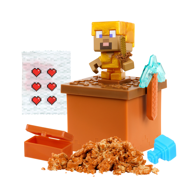 Фігурки персонажів - Фігурка-сюрприз Treasure X Майнкрафт Пісок і море (123150)#3