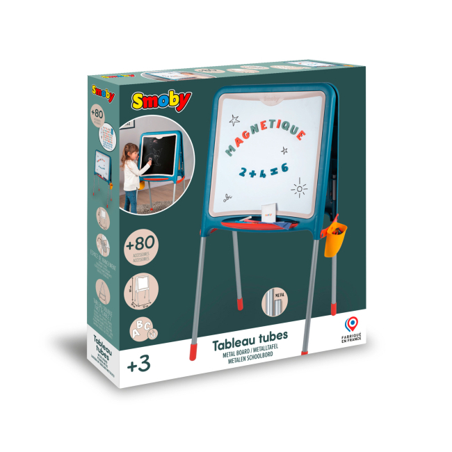 Дитячі меблі - Двосторонній мольберт Smoby Літери та цифри (410308)#3