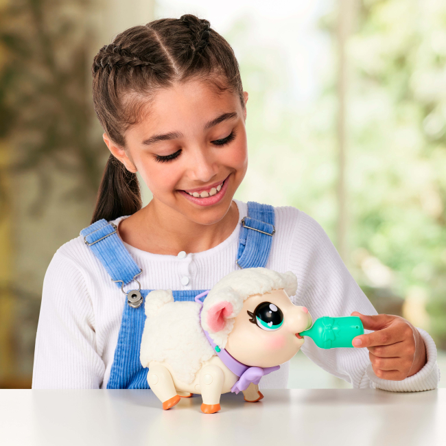 Фігурки тварин - Інтерактивна фігурка Little Live Pets Мій улюбленець маленьке ягня (26476)#5