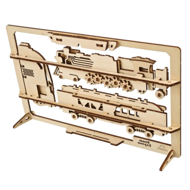 3D-пазли - Пазл Ukrainian Gears Паротяг (6337513)#3