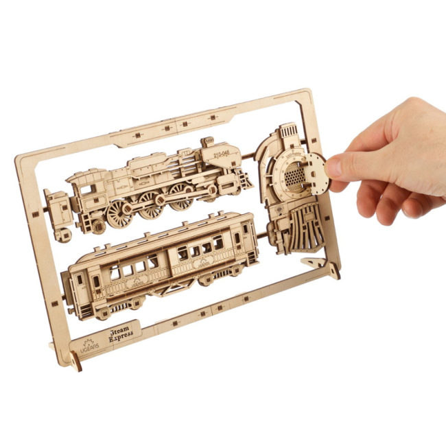 3D-пазли - Пазл Ukrainian Gears Паротяг (6337513)#4