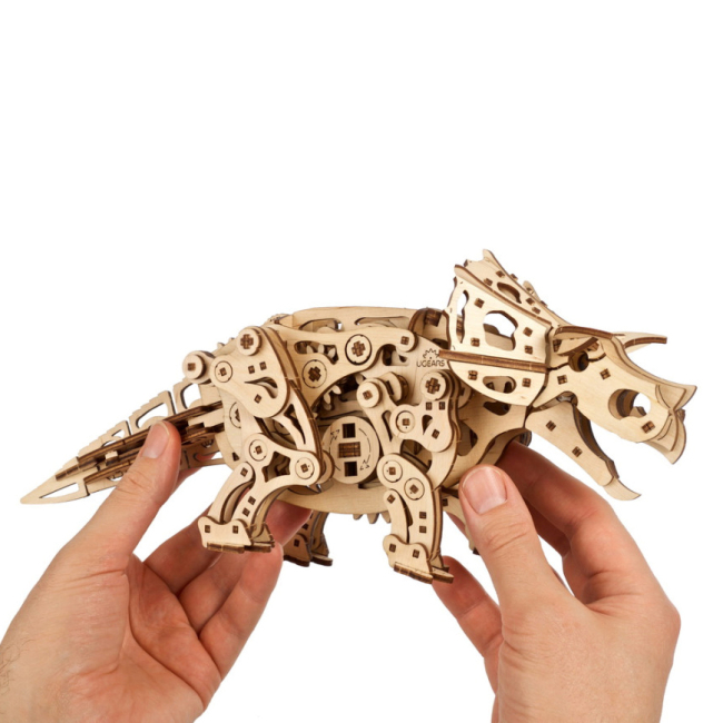 3D-пазли - Тривимірний пазл Ukrainian Gears Трицератопс (6337517)#4