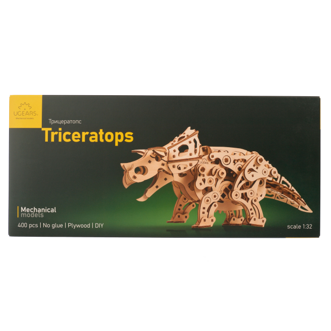 3D-пазли - Тривимірний пазл Ukrainian Gears Трицератопс (6337517)#5