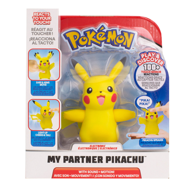 Фігурки персонажів - Інтерактивна іграшка Pokemon Мій друг Пікачу (97759)#2