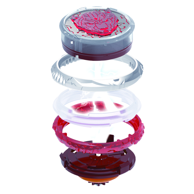 Дзиги та бойові арени - Дзиґа Infinity Nado VI Standard pack Blazing war bear (EU654122)#9