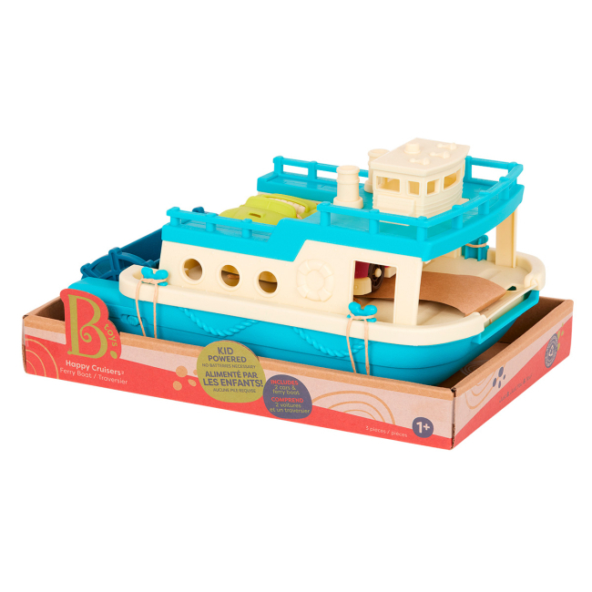 Машинки для малюків - Ігровий набір Battat Пором (BX2182Z)#4