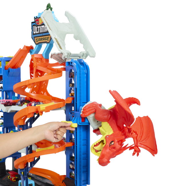 Паркінги і гаражі - Ігровий набір Hot Wheels City Легендарний гараж (HKX48)#4