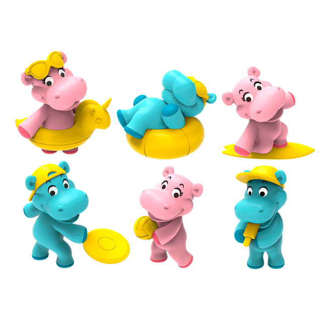 Косметика - Бомбочка для ванни Inkee Бегемотики (43417)#2