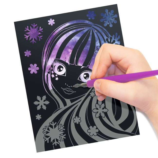 Товари для малювання - Набір для творчості Nebulous star Гратаж Зоряні гравюри (11014)#4