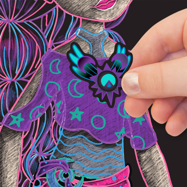 Товари для малювання - Набір для творчості Nebulous star Скетчбук Екліпсія (11121)#4