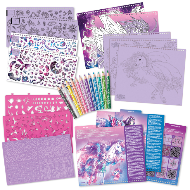 Товари для малювання - Набір для творчості Nebulous stars Скетчбук Легенда про Фіріаза (11371)#2