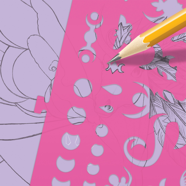 Товари для малювання - Набір для творчості Nebulous stars Скетчбук Легенда про Фіріаза (11371)#3