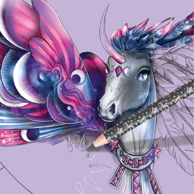 Товари для малювання - Набір для творчості Nebulous stars Скетчбук Легенда про Фіріаза (11371)#4