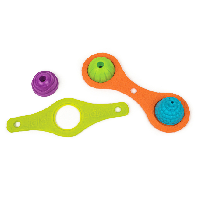 Розвивальні іграшки - Розвиваюча іграшка Lalaboom 2 ланки та 4 намистинки (BL680)#2