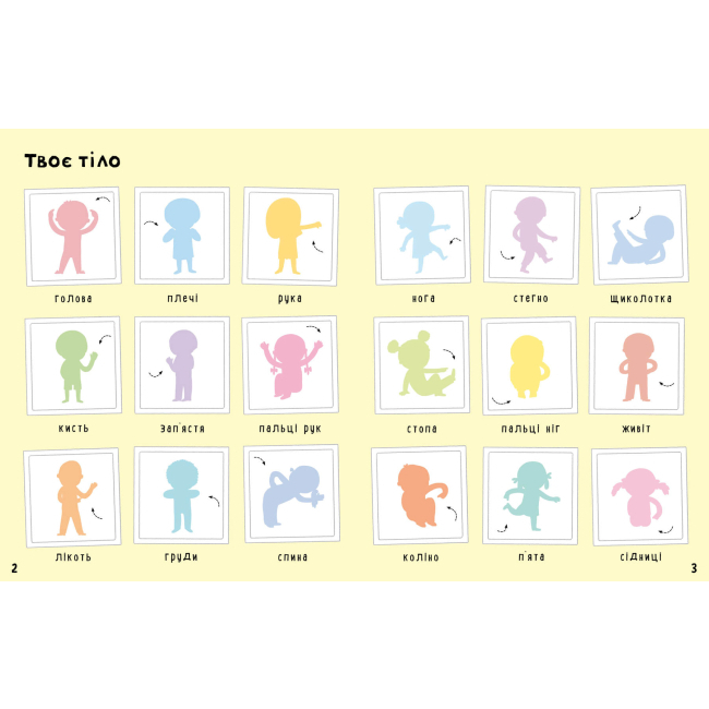 Розмальовки та актівітібуки (2-6 років) - Книжка «Твоє тіло Перший стікербук» (9786175230077)#2