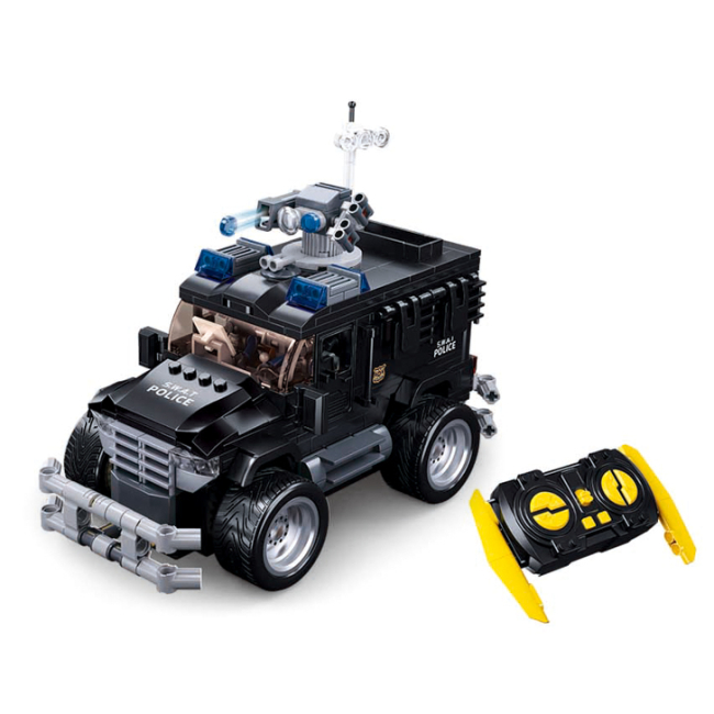 Конструктори з унікальними деталями - Конструктор Sluban Power bricks Штурмова машина на радіокеруванні (M38-B1156)#2